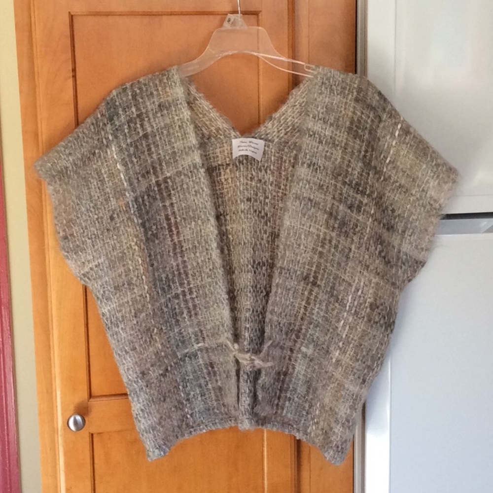 Handwoven Mohair Vest Wrapper